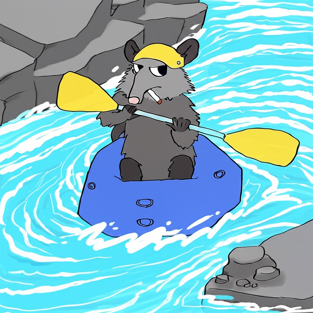 Tony kayaking